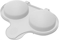 Nordic Ware 64702 2 Cup Microwave Egg Poacher,