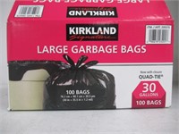 Kirkland Signature Large Garbage Bags, 100-pack