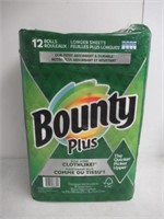 Bounty Plus Paper Towels 12 Rolls x 86 Sheets