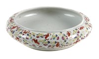 Chinese Famille Rose Bats Washer Bowl