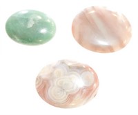 (3) CAMEO STONES