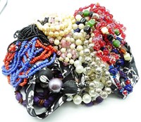 MIX BEADED NECKLACE LOT