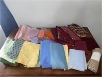Large amount of sewing material