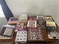 quilting books and picture albums