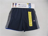2-Pk Champion Boy's SM Activewear Shorts, Blue