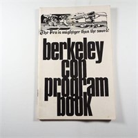 Rare Berkeley Comic Con Program 1973 Rick Griffin