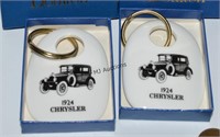Pr. Royal Doulton Chrysler Commemorative Key Tags