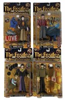 4 - Beatles Yellow Submarine Figures In Package