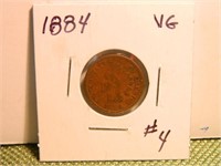 1884 Indian Head Cent VG