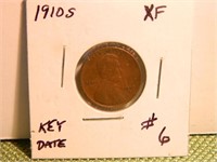 1910-S Lincoln Wheat Cent XF – Key Date