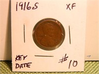 1916-S Lincoln Wheat Cent XF – Key Date