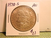 1878-S Morgan Dollar AU