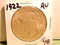 1922 Peace Dollar AU