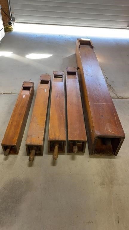 Antique Wooden Organ Pipes