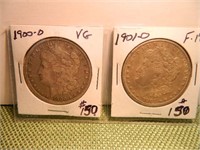 1900-O/1901-O Morgan Dollars VG-F