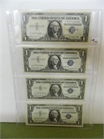 (8) 1957B Series $1 Silver Certificates –