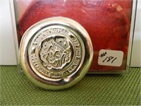 5 Troy Oz “Scottsdale Mint” .999 Silver Button