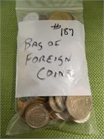 Bag of Foreign Coins