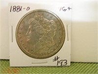 1881-O Morgan Dollar – VG+