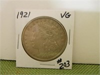 1921 Morgan Dollar VG