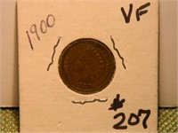 1900 Indian Head Cent VF