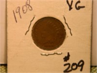 1908 Indian Head Cent VG