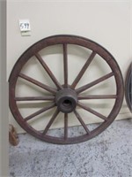 Large Wood Wagon Wheel