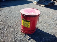 Fire Rated Dirty Rag Bucket