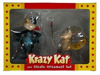 Krazy Kat And Ignatz Ornament Set In Box