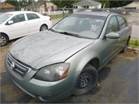 2002 NISSAN ALTIMA PARTS ONLY NO TITLE NO RUN