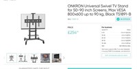 B3721  ONKRON TV Stand with Wheels