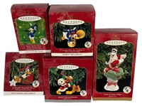5 - Hallmark Keepsake Disney Character Ornaments