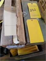 EQUIPMENT TAGS, ASSORTED TAGS