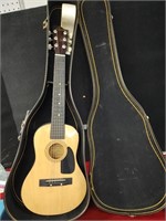 Alpine Small Acoustic Guitar Model K55N w/ Case!
