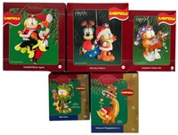 5 - Garfield Carlton Cards Christmas Ornaments
