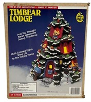Wee Crafts Christmas Timbear Lodge Unused In Box