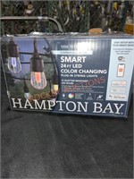 Hampton Bay Smart 24' LED Clr-Change String Lights