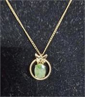 14k Gold Filled Necklace w/Pendant