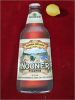 Nooner Pilsner Metal Beer Sign - 18x6