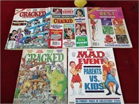 Cracked & MAD Magazines - Lot of 5