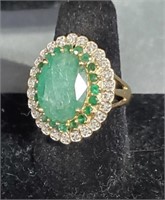 14kt Emerald Ring