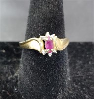14kt Gold & Sapphire ring