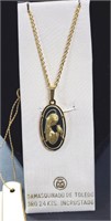 Gold plated Spanish Necklace  18kt & 24kt
