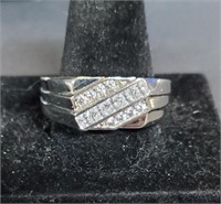 Men's .925 Sterling Ring (CZ)