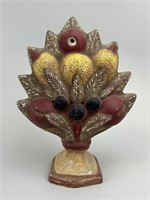 Early Antique Chalkware Fruit Decoration.