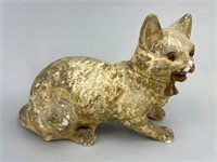 Early Antique Chalkware Cat.