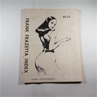 Frank Frazetta Art Index 1975 Fanzine