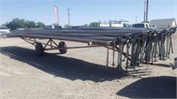 Approx 65 - 3" Handlines w/ Pipe Trailer