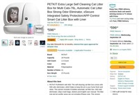 FB485  Large Self-Cleaning Litter Box