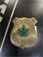 Marijuana inspector badge